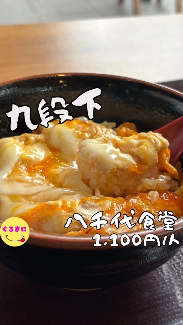 【靖國八千代食堂】/📍九段下
⌘玉子丼/味噌汁、漬物付き 1,100円
【💰値段】1,100円/人
【訪問時間】休日13:30頃
【並び時間】ふらっと訪問0分
✏️付近のお店はこちら→ #ぐるまに_九段下
【🍽頂いたメニュー】
⌘玉子丼/味噌汁、漬物付き 1,100円
💬感想
んにちは、特攻の母が託したあの味が、いま靖國で蘇る!!
ど〜も!!ぐるまにです！
前に調べ後としてる際に見つけた、靖国神社内に位置するこのお店！
知覧特攻基地の軍指定食堂であった『富屋食堂』で「特攻の母」と愛された
鳥濱トメさんが特攻隊員のみなさんに振舞った玉子丼が頂けるんです！
歴史好きからしたらなんか感慨深いですね
靖國八千代食堂は「かつて戦塵に散った英霊の想いや、国に殉じた方々、また彼らを送り出し、支えた人々の愛を伝える場所」がコンセプトの食堂らしく江戸、明治や昭和の騒乱期を感じれる場所
番号札を出されて受け取るフードコートスタイル！
注文から10分ほどで札がなり受け取りに！
▶︎▶︎▶︎▶︎▶︎🍽いただきます🍽◀︎◀︎◀︎◀︎◀︎
⌘玉子丼/味噌汁、漬物付き 1,100円
見るからにとろとろでうまそうな玉子丼の登場！！
ふわりと湯気が立ち上り、出汁と玉子の優しい香りが最高なんよ!
しかもこのテラス席でいただく雰囲気がまたいいよなぁ！
さぁひとくち！
とろとろな卵とかなり出汁の旨味をたっぷり吸った米がまたたまらんわ！
親子丼ではなく玉子丼！
この卵黄と卵白の程よいほぐし具合で、食感が変わるのがまたいい！
時代背景を考えると鶏肉も貴重でなかなか扱えなかったのかもですね！
▶︎▶︎▶︎▶︎▶︎🍽ごちそうさまでした🍽◀︎◀︎◀︎◀︎◀︎
戦争へ向かう若者たちを支え続けたこの味が幾年も紡ぎ続けていただけると嬉しいですね！！
~~~~~~~~~~~~~~~~~~
【店名】靖國八千代食堂
【Instagram】@yasukuni.yachiyo
【💰値段】1,100円/人
【営業時間】
10:00 - 17:00
【📍場所】東京都千代田区九段北2-1-4 靖國神社外苑休憩所
🚃・中央・総武線各駅停車「飯田橋駅（西口）」、「市ヶ谷駅」より徒歩（約１０分）
・東西線/半蔵門線/都営新宿線「九段下駅（出口１）」より徒歩（約５分）
・有楽町線/南北線/都営新宿線「市ヶ谷駅（A４出口）」より徒歩（約１０分）
・東西線/有楽町線/南北線「飯田橋駅（A２出口、A５出口）」より徒歩（約１０分）
【㊗️定休日】無し
【📞tel】不明
【席数】60席（店内３６席　テラス２４席）
【キャッシュレス対応】現金のみ
~~~~~~~~~~~~~~~~~~
　
#靖國八千代食堂　#靖国神社　 #九段下 #九段下ディナー #九段下グルメ #九段下ランチ